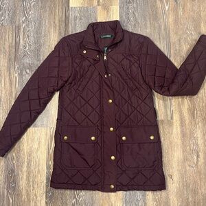 Lauren Ralph Lauren womens quilted jacket coat barn jacket